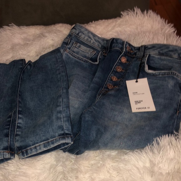 NWT button up high rise jeans - Picture 1 of 1